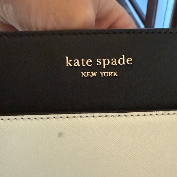 Kate Spade Black and Cream Tote Bag - Picture 2 of 7